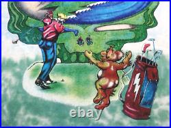 Grateful Dead Shirt T Shirt Vintage 1994 Golfing Golf Club Ball PGA DC USA GD XL