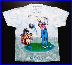 Grateful Dead Shirt T Shirt Vintage 1994 Golfing PGA Golf Club Ball DC USA GDM L