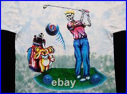 Grateful Dead Shirt T Shirt Vintage 1994 Golfing PGA Golf Club Ball DC USA GDM L