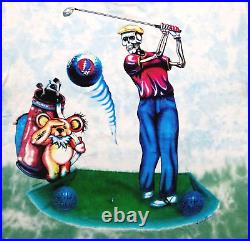 Grateful Dead Shirt T Shirt Vintage 1994 Golfing PGA Golf Club Ball DC USA GD XL