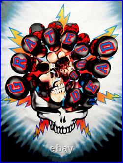 Grateful Dead Shirt T Shirt Vintage 1994 Hockey NHL'94 Puck Stick GD GDM XL New
