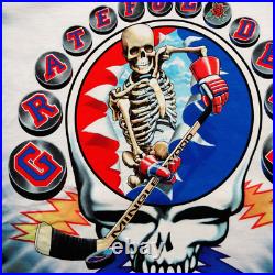 Grateful Dead Shirt T Shirt Vintage 1994 Hockey NHL'94 Puck Stick GD GDM XL New