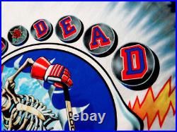 Grateful Dead Shirt T Shirt Vintage 1994 Hockey NHL'94 Puck Stick GD GDM XL New