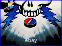 Grateful Dead Shirt T Shirt Vintage 1994 Hockey NHL'94 Puck Stick GD GDM XL New