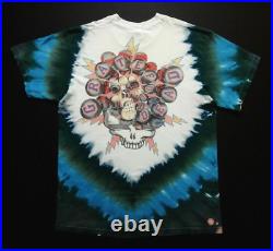 Grateful Dead Shirt T Shirt Vintage 1994 Hockey NHL'94 Puck Stick Tie Dye GD XL