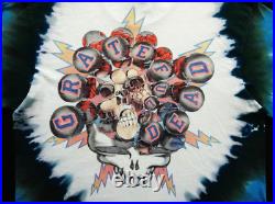 Grateful Dead Shirt T Shirt Vintage 1994 Hockey NHL'94 Puck Stick Tie Dye GD XL