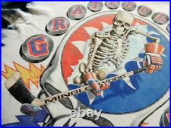 Grateful Dead Shirt T Shirt Vintage 1994 Hockey NHL'94 Puck Stick Tie Dye GD XL