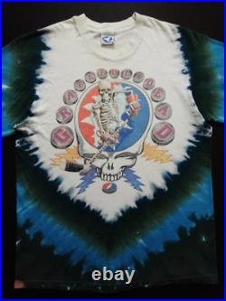 Grateful Dead Shirt T Shirt Vintage 1994 Hockey NHL'94 Puck Stick Tie Dye GD XL