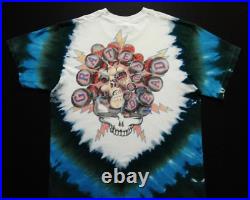 Grateful Dead Shirt T Shirt Vintage 1994 Hockey NHL'94 Puck Stick Tie Dye GD XL