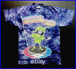 Grateful Dead Shirt T Shirt Vintage 1994 Jester Steal Your Face Tie Dye MT GDM L