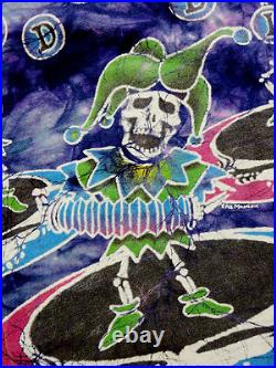 Grateful Dead Shirt T Shirt Vintage 1994 Jester Steal Your Face Tie Dye MT GDM L