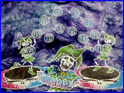 Grateful Dead Shirt T Shirt Vintage 1994 Jester Steal Your Face Tie Dye MT GDM L