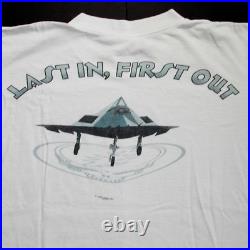 Grateful Dead Shirt T Shirt Vintage 1994 Road Crew Stealth Bomber Airplane GDM L