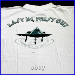 Grateful Dead Shirt T Shirt Vintage 1994 Road Crew Stealth Bomber Airplane GDM L