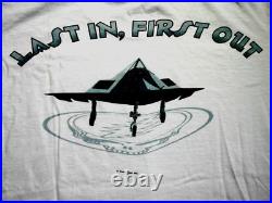 Grateful Dead Shirt T Shirt Vintage 1994 Road Crew Stealth Bomber Airplane GDM L
