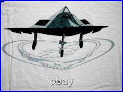 Grateful Dead Shirt T Shirt Vintage 1994 Road Crew Stealth Bomber Airplane GDM L