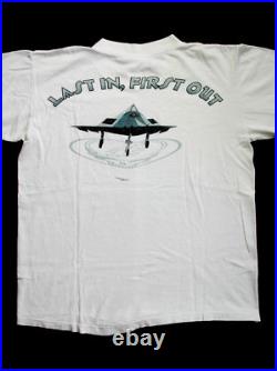 Grateful Dead Shirt T Shirt Vintage 1994 Road Crew Stealth Bomber Airplane GDM L