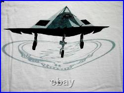 Grateful Dead Shirt T Shirt Vintage 1994 Road Crew War Plane Stealth Bomber GD L