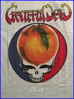 Grateful Dead Shirt T Shirt Vintage 1994 Spring Tour Atlanta XXL Peach NOS RARE