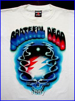 Grateful Dead Shirt T Shirt Vintage 1994 Steal Your Face Graffiti Paint GD GDM L