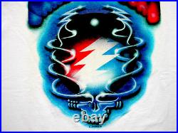 Grateful Dead Shirt T Shirt Vintage 1994 Steal Your Face Graffiti Paint GD GDM L