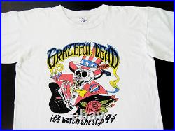 Grateful Dead Shirt T Shirt Vintage 1994 Summer Tour Its Worth The Trip USA XXL