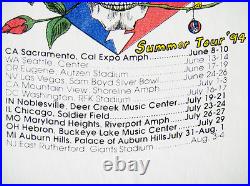 Grateful Dead Shirt T Shirt Vintage 1994 Summer Tour Its Worth The Trip USA XXL