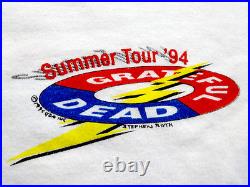 Grateful Dead Shirt T Shirt Vintage 1994 Summer Tour Lightning Bolt Roth GDM L