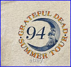 Grateful Dead Shirt T Shirt Vintage 1994 Summer Tour Sun Moon SYF Schatz GDM L
