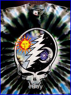 Grateful Dead Shirt T Shirt Vintage 1994 Summer Tour Sun Moon SYF Tie Dye GDM L