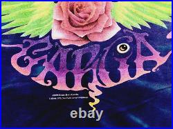 Grateful Dead Shirt T Shirt Vintage 1995 Jerry Garcia JG Winged Rose JGE NFA XL
