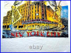Grateful Dead Shirt T Shirt Vintage 1995 Radio City Music Hall New York'80 GD L