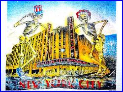 Grateful Dead Shirt T Shirt Vintage 1995 Radio City Music New York NY 1980 GDM L