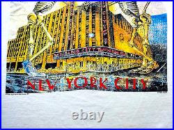 Grateful Dead Shirt T Shirt Vintage 1995 Radio City Music New York NY 1980 GDM L