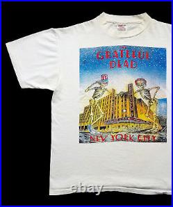 Grateful Dead Shirt T Shirt Vintage 1995 Radio City Music New York NY 1980 GDM L
