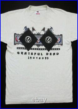 Grateful Dead Shirt T Shirt Vintage 1995 Ski Utah Skiing SLC Black Diamond GDM L
