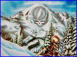 Grateful Dead Shirt T Shirt Vintage 1995 Skiing Ski Mountain Snow Tie Dye GDM L