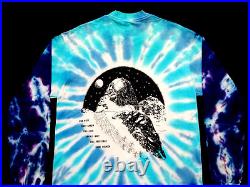 Grateful Dead Shirt T Shirt Vintage 1995 Skiing Ski Mountain Snow Tie Dye GDM L