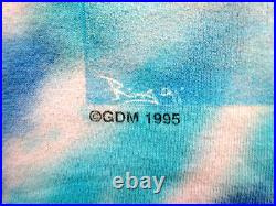Grateful Dead Shirt T Shirt Vintage 1995 Skiing Ski Mountain Snow Tie Dye GDM L