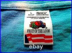 Grateful Dead Shirt T Shirt Vintage 1995 Skiing Ski Mountain Snow Tie Dye GDM L