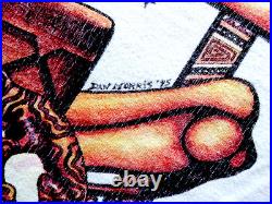 Grateful Dead Shirt T Shirt Vintage 1995 Spring Tour Skeleton Drums Space GDM XL