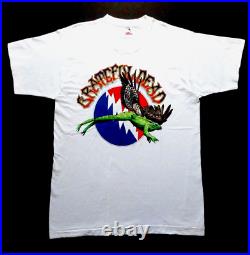 Grateful Dead Shirt T Shirt Vintage 1995 Summer Tour Flying Frog'95 GD XL New