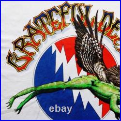 Grateful Dead Shirt T Shirt Vintage 1995 Summer Tour Flying Frog'95 GD XL New