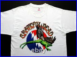 Grateful Dead Shirt T Shirt Vintage 1995 Summer Tour Flying Frog'95 GD XL New