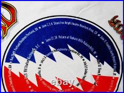 Grateful Dead Shirt T Shirt Vintage 1995 Summer Tour Flying Frog'95 GD XL New