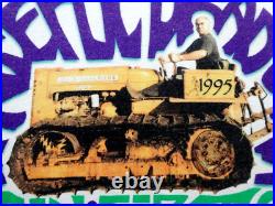 Grateful Dead Shirt T Shirt Vintage 1995 Summer Tour Road Crew Bulldozer GDP L