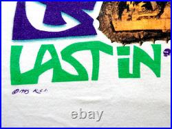 Grateful Dead Shirt T Shirt Vintage 1995 Summer Tour Road Crew Bulldozer GDP L