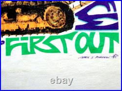 Grateful Dead Shirt T Shirt Vintage 1995 Summer Tour Road Crew Bulldozer GDP L