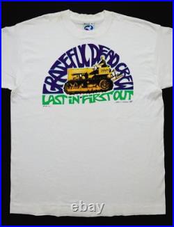 Grateful Dead Shirt T Shirt Vintage 1995 Summer Tour Road Crew Bulldozer GDP XL
