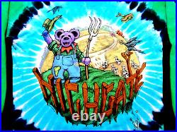 Grateful Dead Shirt T Shirt Vintage 1995 Summer Vermont VT Highgate Cow CP GDM L